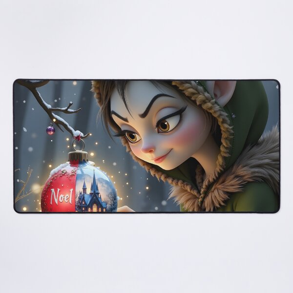 Item preview, Noel's Winter Wish – A Christmas Ornament of Magic designed and sold by nicky2342.