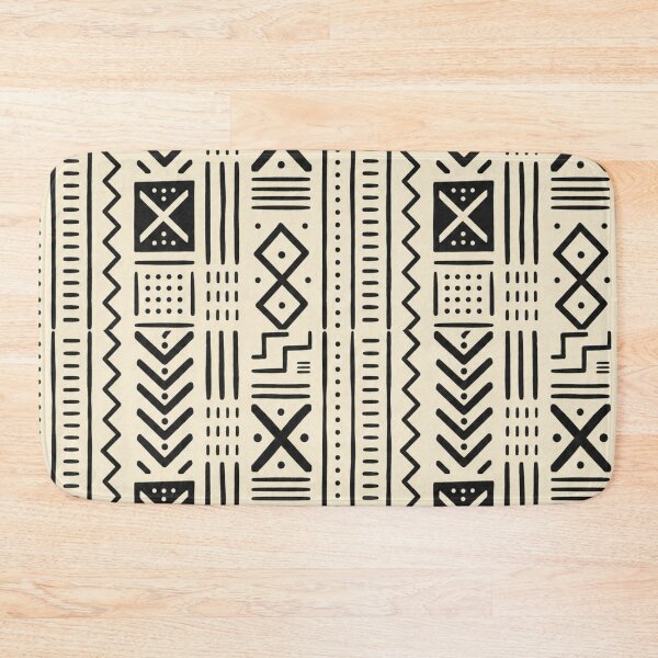 Item preview, African Malian Mudcloth Geometric Pattern designed and sold by Myra365Art.