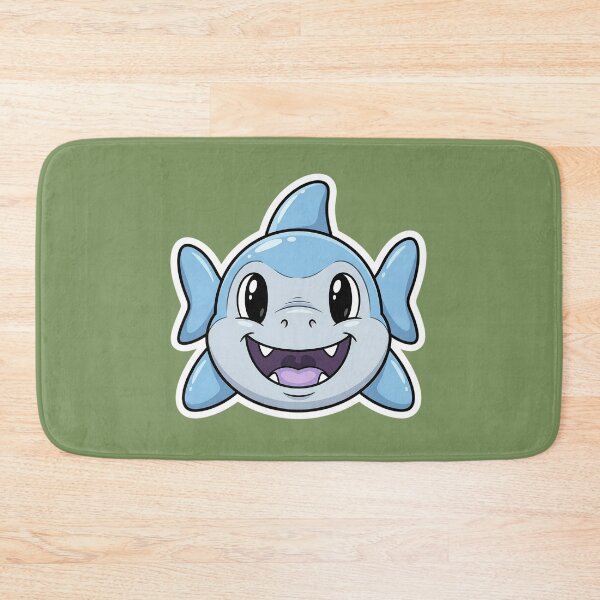 Item preview, Zombie Shark Cartoon Sticker | Funny Undead Shark Face | Creepy Cute Monster Ocean Art | Horror Halloween Die Cut Sticker designed and sold by Bhaskar Digital Art.