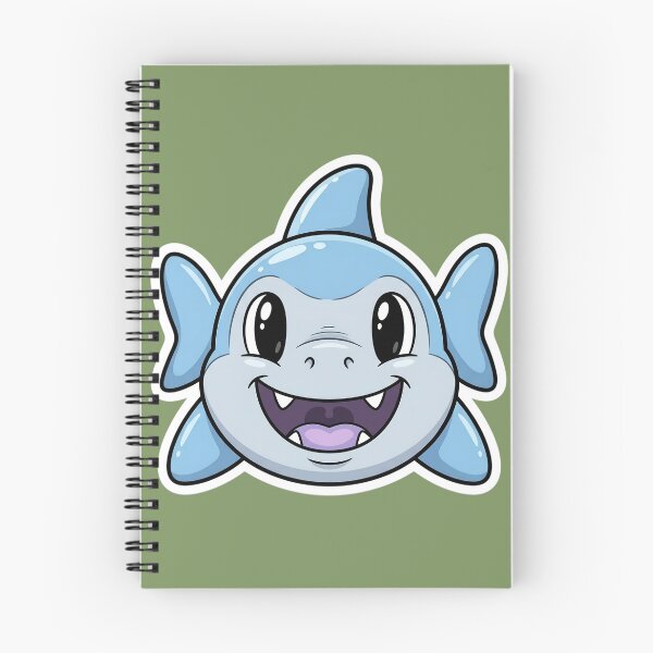 Item preview, Zombie Shark Cartoon Sticker | Funny Undead Shark Face | Creepy Cute Monster Ocean Art | Horror Halloween Die Cut Sticker designed and sold by Bhaskar Digital Art.