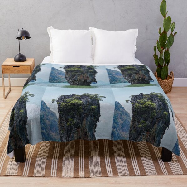 Item preview, James Bond Island Khao Phing Kan Phang Nga Bay Thailand close -up designed and sold by Jomsunshine.