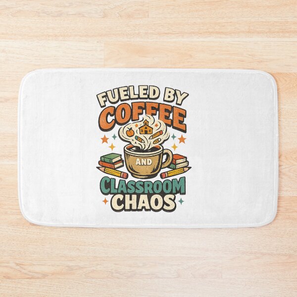 Item preview, Fueled By Coffee and Chaos Retro designed and sold by teemix.