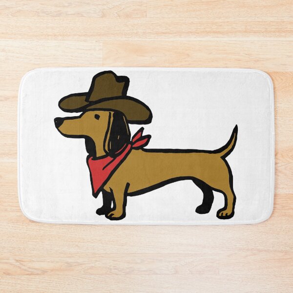 Item preview, Cute Dachshund Cowboy Vector Illustration designed and sold by estercarymarc11.