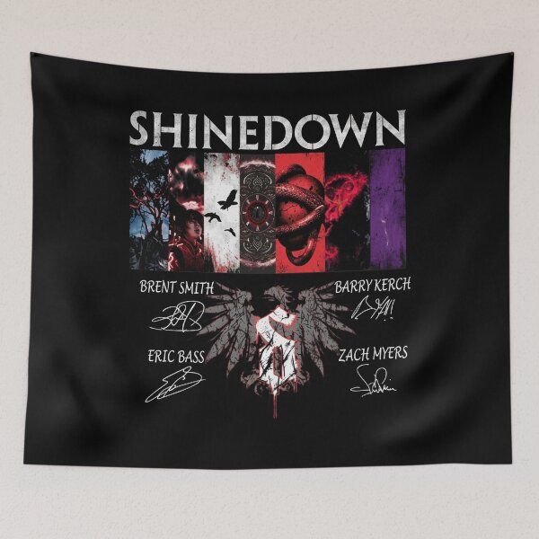Item preview, Shinedown Band Signatures, Shinedown Rock Band Tour 2026, Shinedown Tour, Shinedown Fan, Shinedown Concert designed and sold by no-label-club.