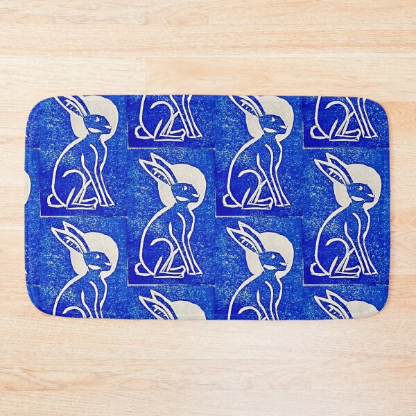 Item preview, Blue Hare in Moonlight designed and sold by JOMCarveToPrint.