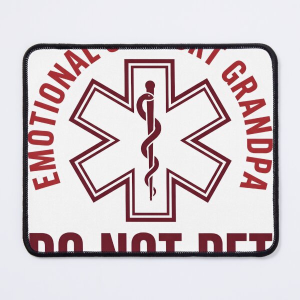 Item preview, Emotional Support Grandpa Do Not Pet Funny EMT Paramedic Medical T-Shirt designed and sold by StickerNestYou.