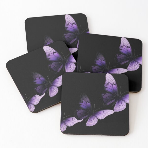 Item preview, Purple Butterfly Aesthetic Graphic Art designed and sold by Adatasarim-1.