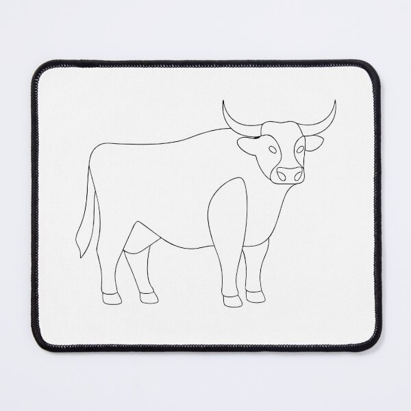 Item preview, Highland Cow Friendly 1 Line Art Gift designed and sold by OneLine Studio.