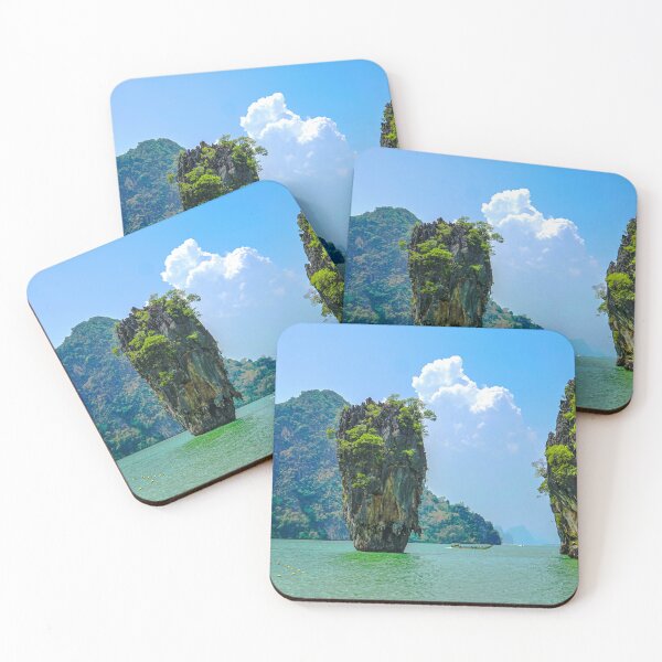 Item preview, James Bond Island Khao Phing Kan Phang Nga Bay Thailand (wide) designed and sold by Jomsunshine.