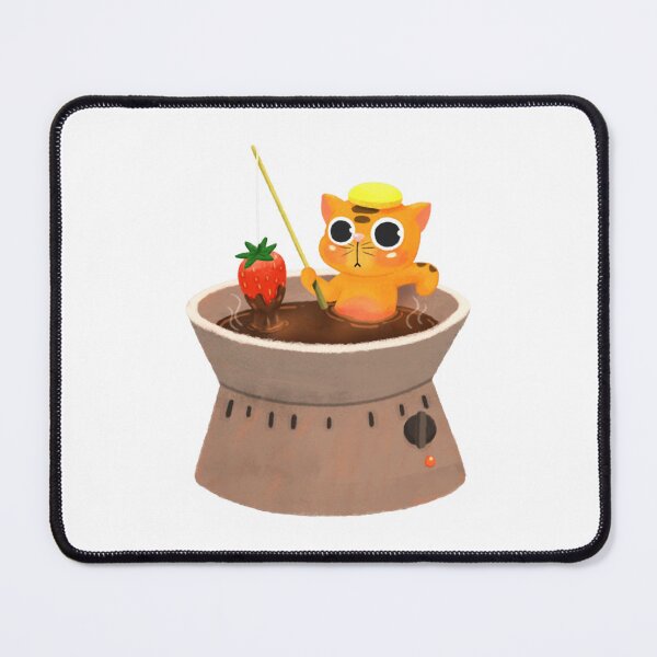 Item preview, Chocolate Sauna Cute Funny Orange Cat Hot Cocoa Design designed and sold by InOtterNew.
