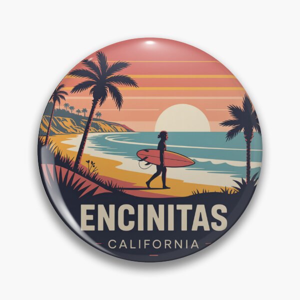 Item preview, Encinitas California: Surfer Sunset designed and sold by CircinusStore.