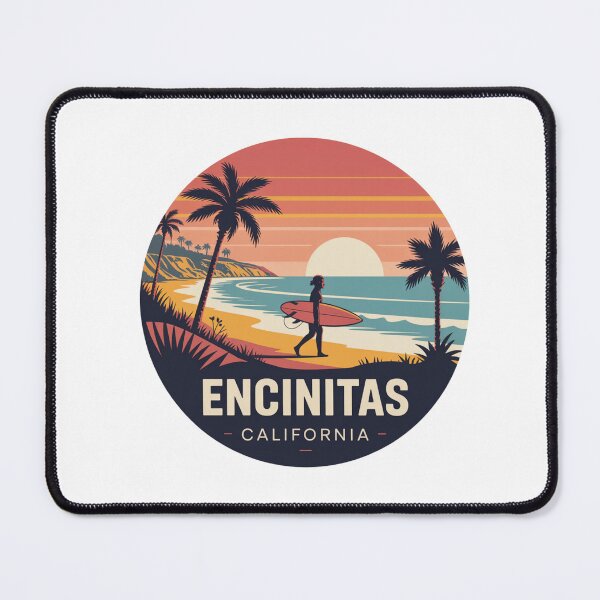 Item preview, Encinitas California: Surfer Sunset designed and sold by CircinusStore.