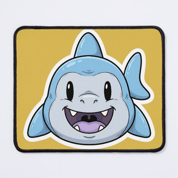 Item preview, Zombie Shark Cartoon Sticker | Funny Undead Shark Face | Creepy Cute Monster Ocean Art | Horror Halloween Die Cut Sticker designed and sold by Bhaskar Digital Art.