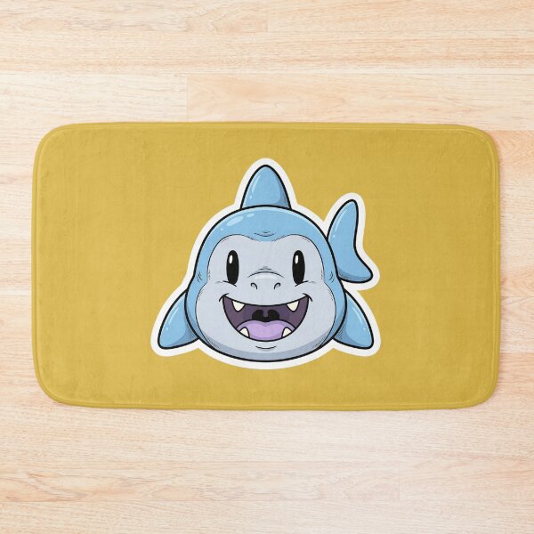 Item preview, Zombie Shark Cartoon Sticker | Funny Undead Shark Face | Creepy Cute Monster Ocean Art | Horror Halloween Die Cut Sticker designed and sold by Bhaskar Digital Art.