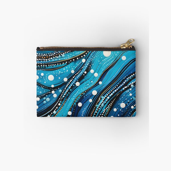 Item preview, Aboriginal Inspired Dot Art - Local Water Waves designed and sold by GrinGalore.