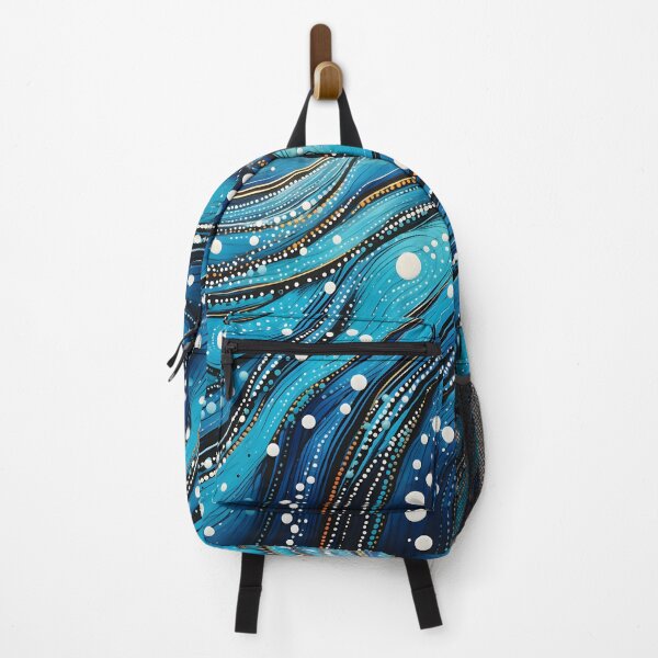 Item preview, Aboriginal Inspired Dot Art - Local Water Waves designed and sold by GrinGalore.
