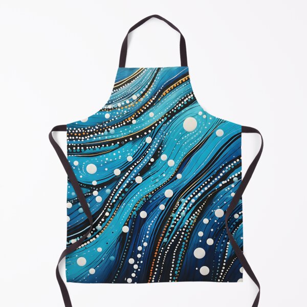 Item preview, Aboriginal Inspired Dot Art - Local Water Waves designed and sold by GrinGalore.