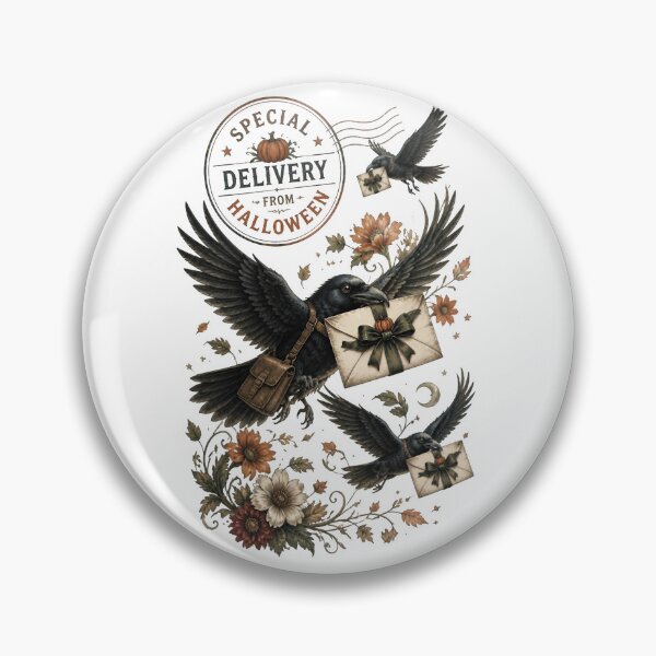Item preview, Special Delivery From Halloween Raven Post designed and sold by Sovereign Supply Co..
