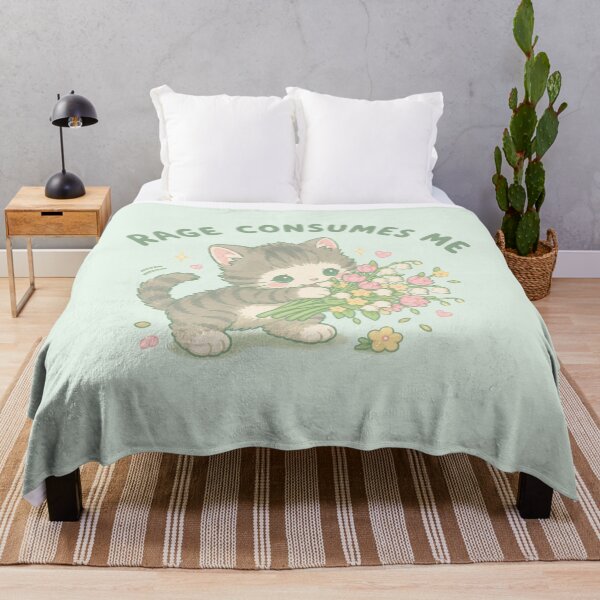 Item preview, Funny Office Worker Angry Kitten Illustration designed and sold by bosamji.