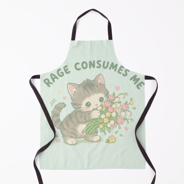 Item preview, Funny Office Worker Angry Kitten Illustration designed and sold by bosamji.