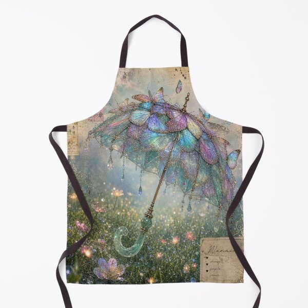 Item preview, Art Nouveau Butterfly Wing Umbrella inspired by Alphonse Mucha designed and sold by FotoworldEdel.