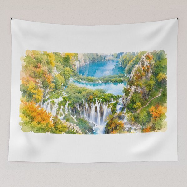 Item preview, Plitvice Lakes National Park designed and sold by HOMETOWN86.