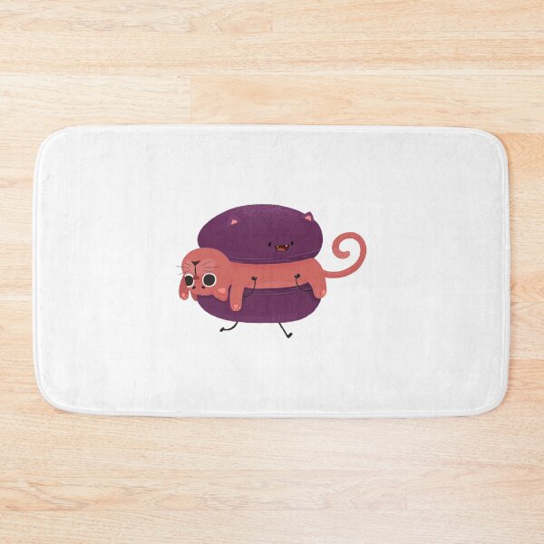 Item preview, Macaroon To The Rescue Cute Kawaii Dessert Cat Graphic designed and sold by InOtterNew.
