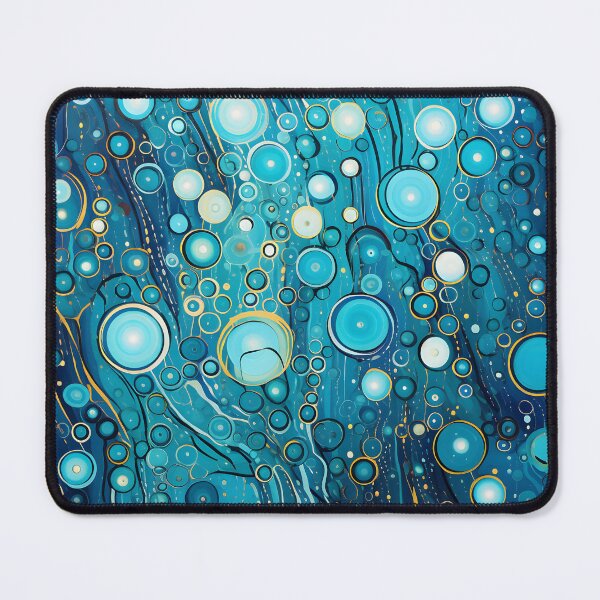 Item preview, Aboriginal Inspired Dot Art - Ocean Turquoise Bubbles designed and sold by GrinGalore.
