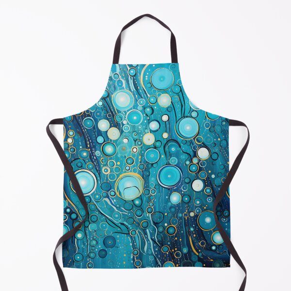 Item preview, Aboriginal Inspired Dot Art - Ocean Turquoise Bubbles designed and sold by GrinGalore.