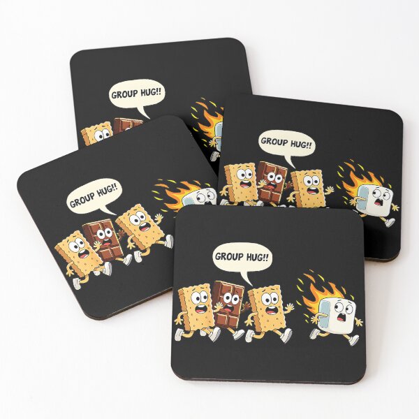 Item preview, Group Hug!! Funny S'mores Camping Campfire Humor designed and sold by Hugosploosh.