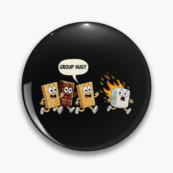 Item preview, Group Hug!! Funny S'mores Camping Campfire Humor designed and sold by Hugosploosh.