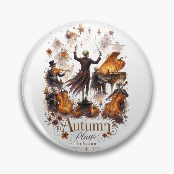 Item preview, Autumn Plays Halloween Skeleton Orchestra designed and sold by Sovereign Supply Co..
