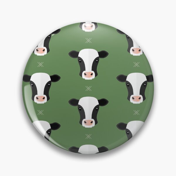 Item preview, Cow heads on green designed and sold by reneesillus.