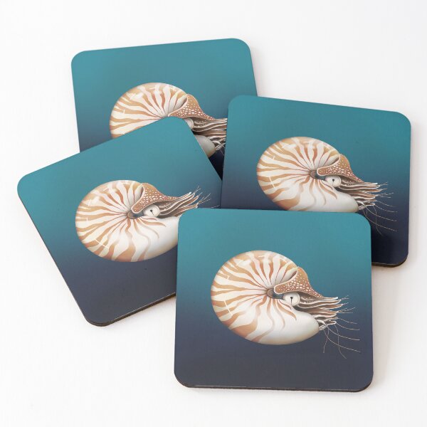 Item preview, Vintage Chambered Nautilus Shell in Deep Sea  designed and sold by Karin Taylor.