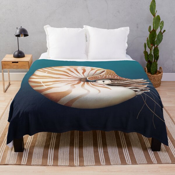 Item preview, Vintage Chambered Nautilus Shell in Deep Sea designed and sold by Karin Taylor.