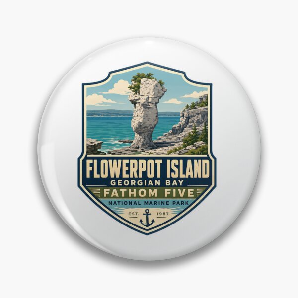 Item preview, Flowerpot Island Georgian Bay Fathom Five National Marine Park Established 1987 Nature Travel Visitor designed and sold by Simsimah26Parks.