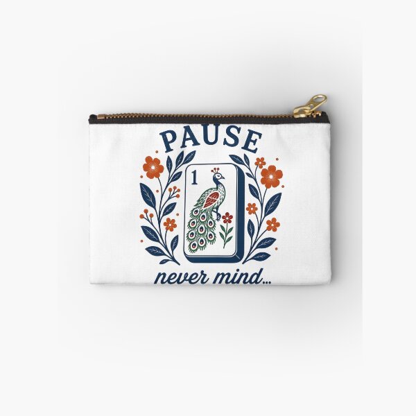 Item preview, Pause Nevermind Funny Mahjong  designed and sold by Aureliuszorp.