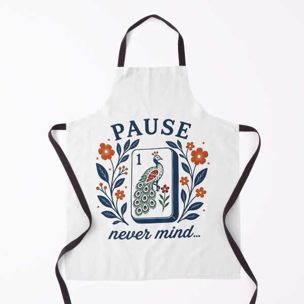 Item preview, Pause Nevermind Funny Mahjong designed and sold by Aureliuszorp.