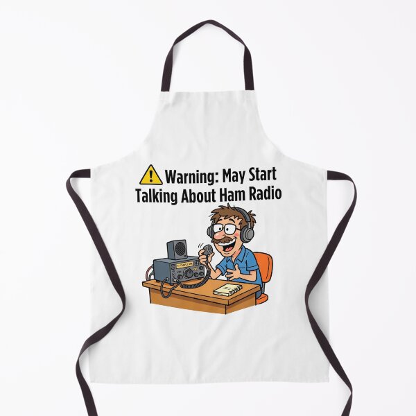 Item preview, Warning May Start Talking About Ham Radio - Funny Ham Radio Operator Illustration designed and sold by Sekla-Studio.