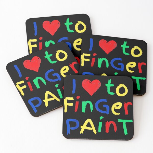 Item preview, I Love To Finger Paint Kids Art Parent Teacher Hobby designed and sold by Hugosploosh.
