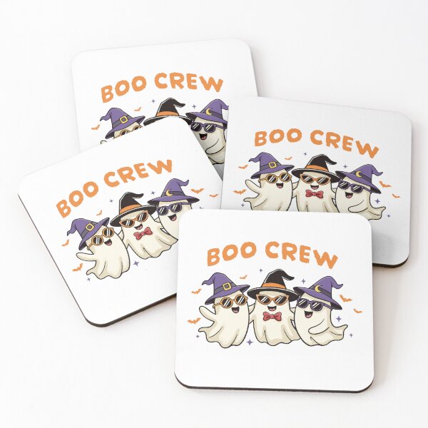 Item preview, Boo Crew Funny Cute Ghost Friends Halloween Shirt designed and sold by nunkioceani.