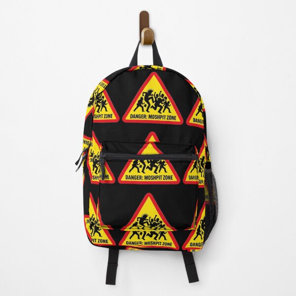 Item preview, Danger Moshpit Zone Warning Sign Festival Merch designed and sold by  ZenRave Designs.