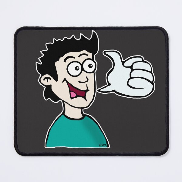 Item preview, Cool Thumbs Up Guy Sticker | Funny Compliment & Positivity Hand Gesture Cartoon designed and sold by MyxaART.