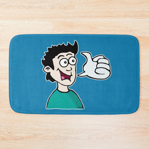 Item preview, Cool Thumbs Up Guy Sticker | Funny Compliment & Positivity Hand Gesture Cartoon designed and sold by MyxaART.