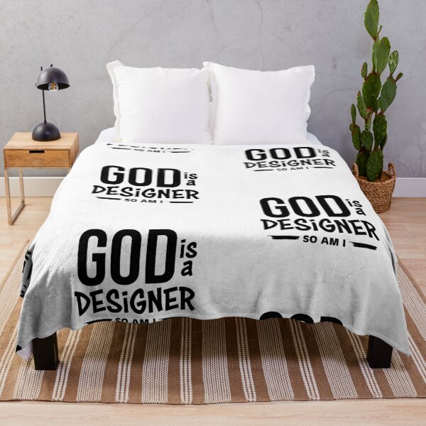 Item preview, God Is A Designer So Am I – Christian Faith Typography T-Shirt Design designed and sold by CrossCrafted.