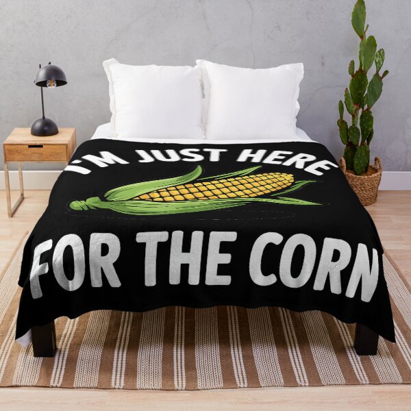 Item preview, I'm Just Here For The Corn Food Lover Eating Humor Saying designed and sold by Hugosploosh.