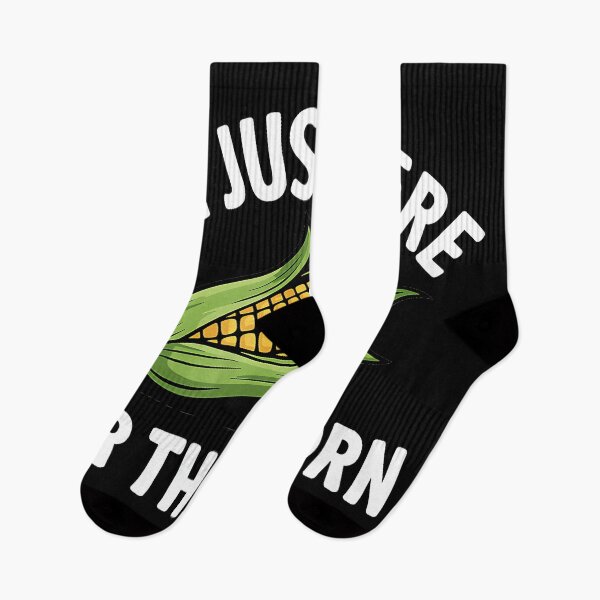 Item preview, I'm Just Here For The Corn Food Lover Eating Humor Saying designed and sold by Hugosploosh.