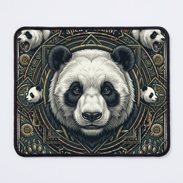 Item preview, Intricate Art Nouveau Panda Design  designed and sold by unboxedbyJuls.