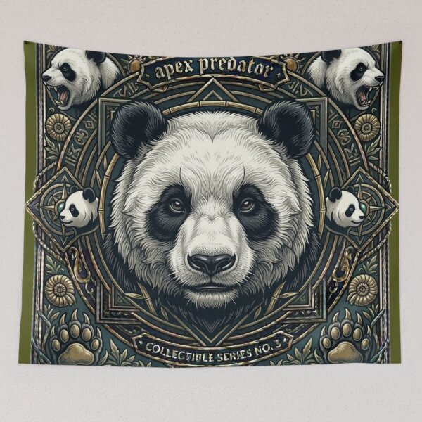 Item preview, Intricate Art Nouveau Panda Design  designed and sold by unboxedbyJuls.