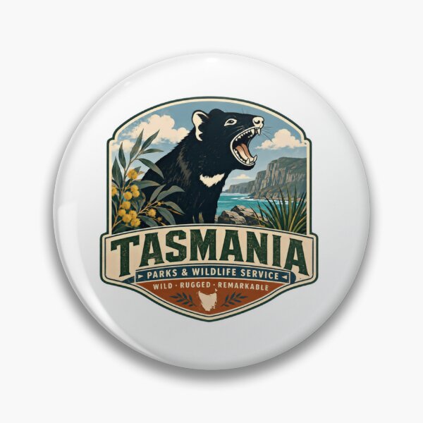 Item preview, Tasmania Parks & Wildlife Service Wild Rugged Remarkable Tasmanian Devil Australia Travel designed and sold by Simsimah26Parks.
